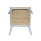 International Concepts Square Solid Wood Top Table, White/Natural, 30 W, 30 L, 30 in H, Wood, White/Natural T02-3030 - alternate 2